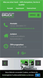 Mobile Screenshot of gaensebluemchendruck.de